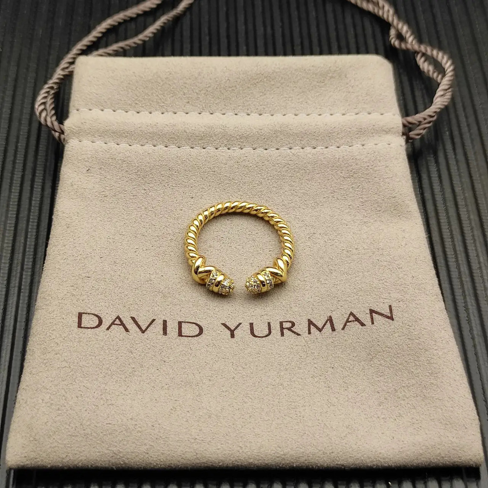David Yurman Gold Satisfaction Cord Wrapped Ring